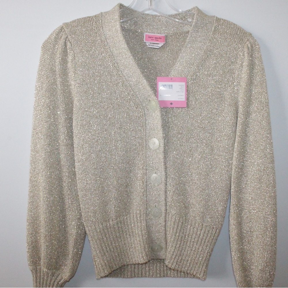 Kate Spade Metallic Cardigan